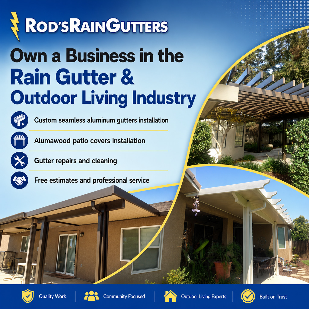 Lightning Raingutters ad creative