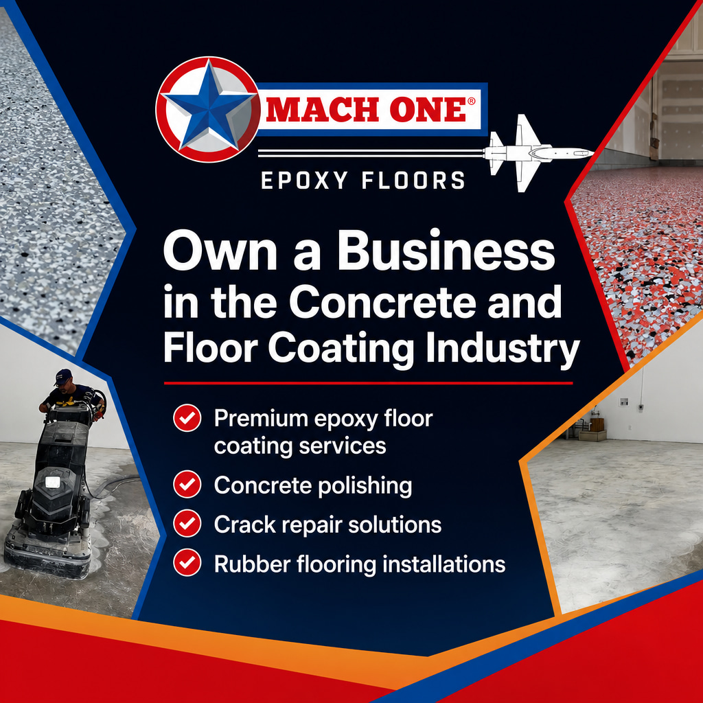 Mach One Epoxy Floors ad creative