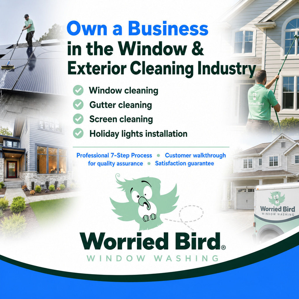 Worried Bird Window & Exterior Cleaning ad creative