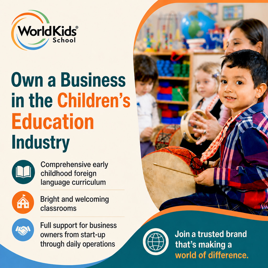 WorldKids School ad creative