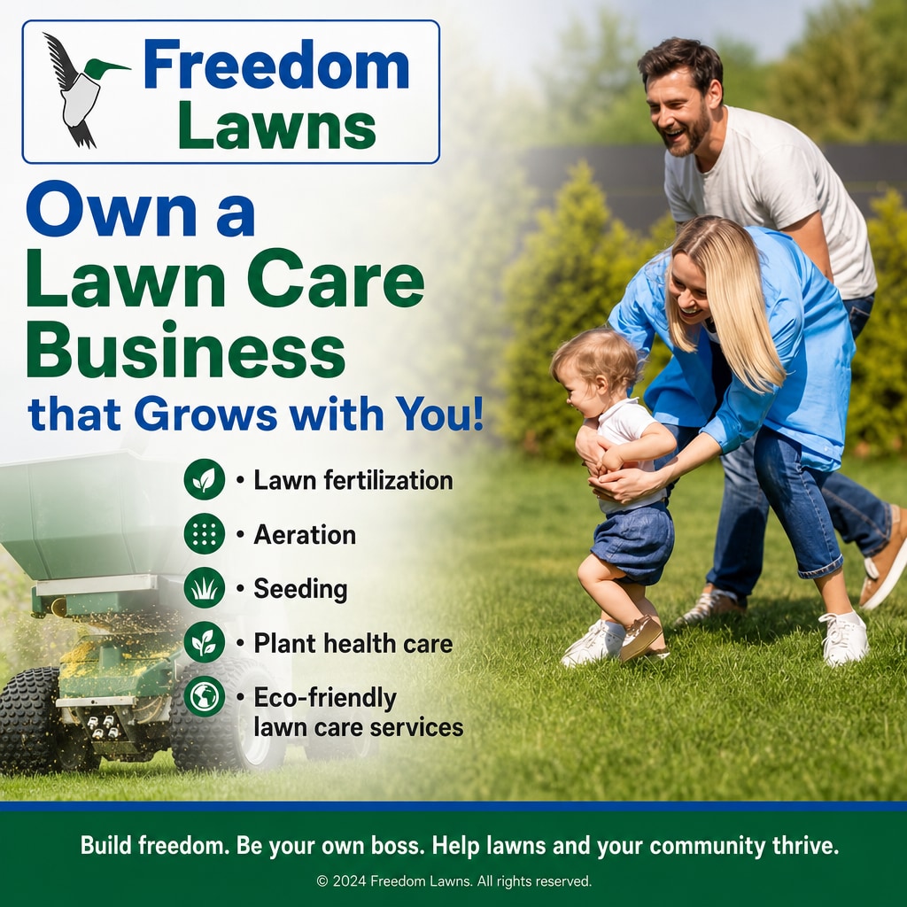 Freedom Lawns USA ad creative