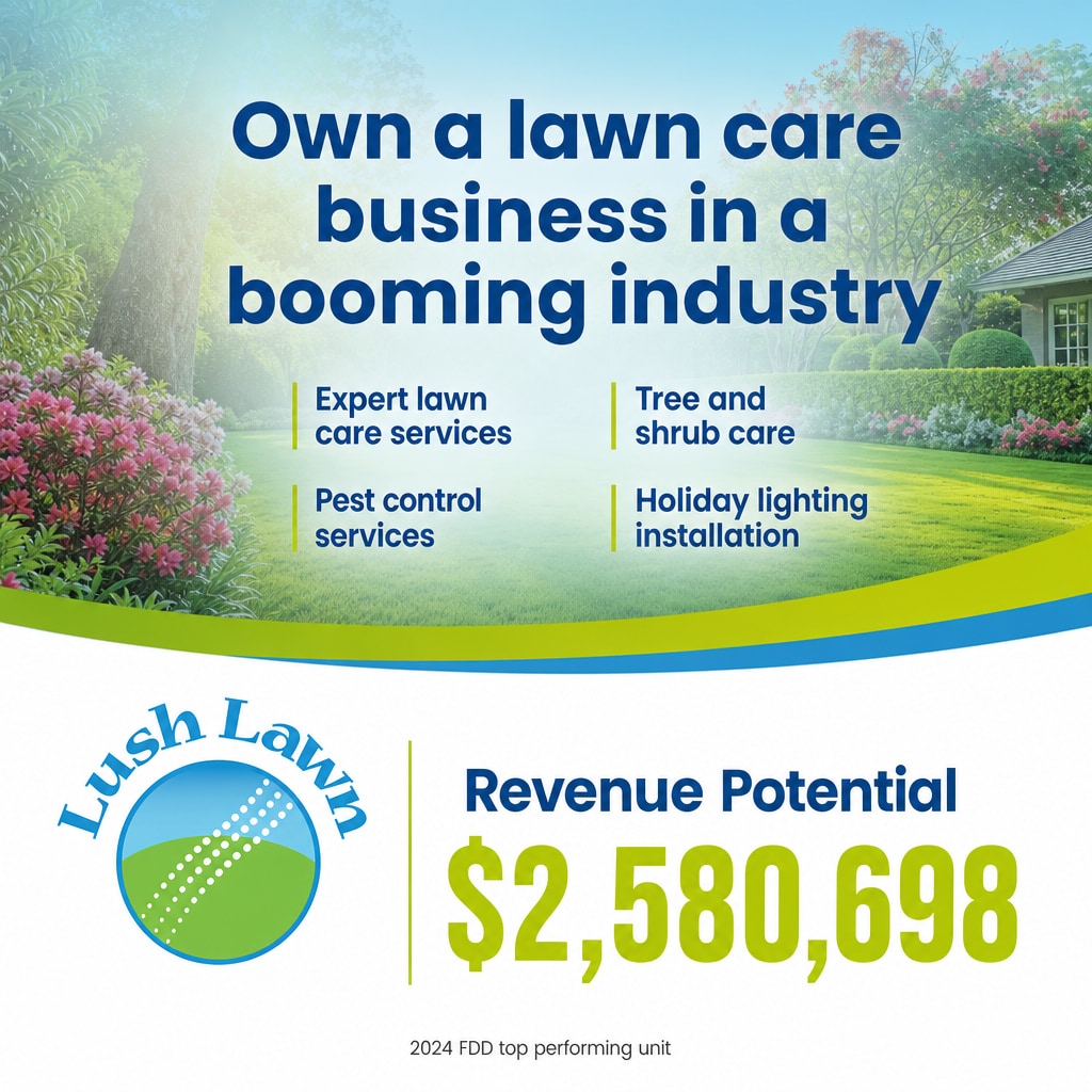Lush Lawn ad creative