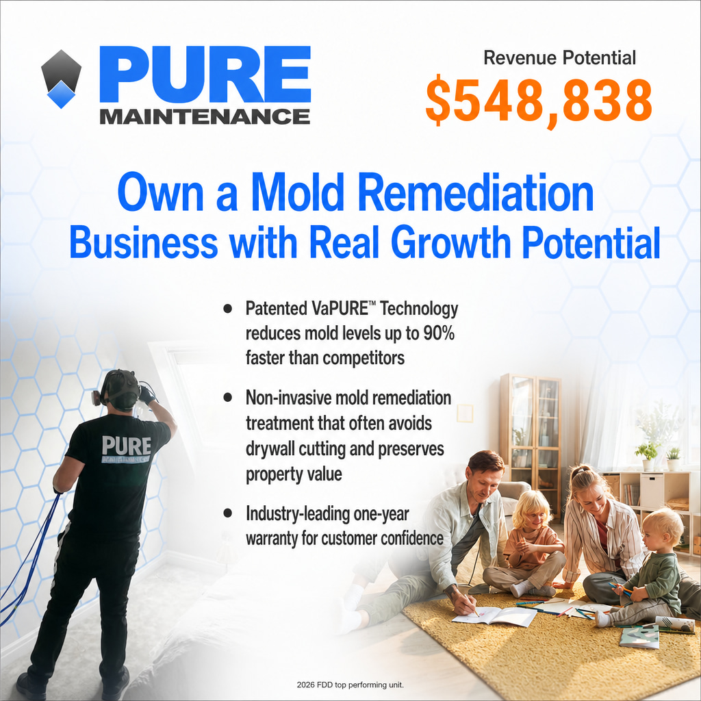 Pure Maintenance ad creative