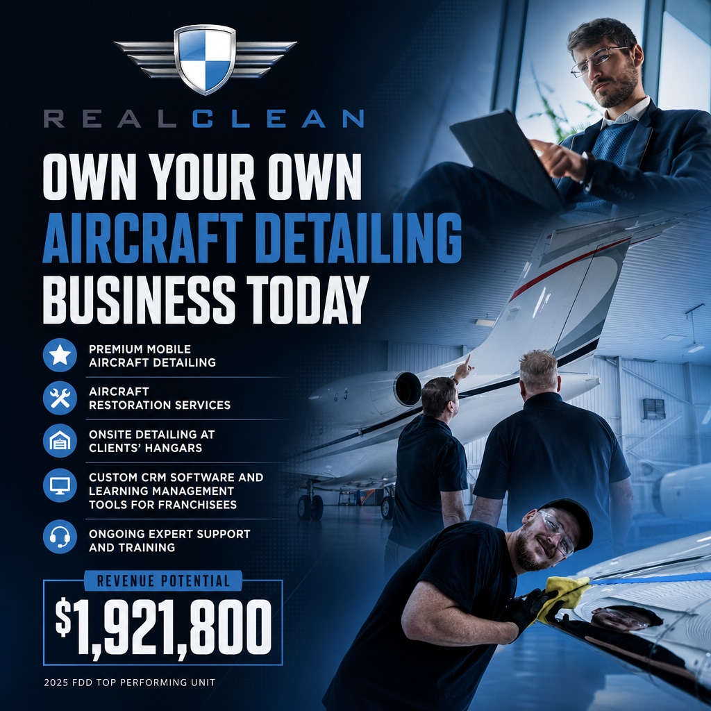 RealClean Aircraft Detailing ad creative