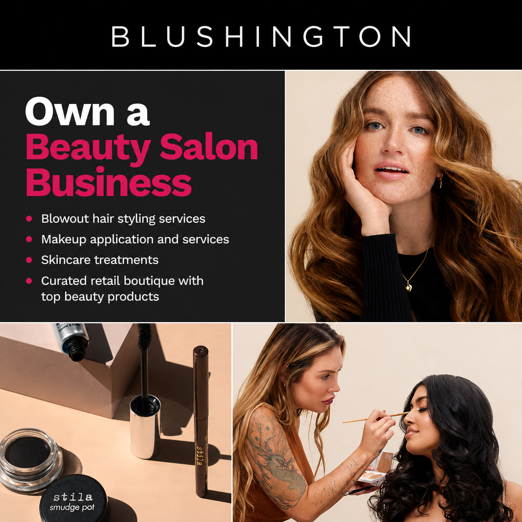 Blushington.com ad creative