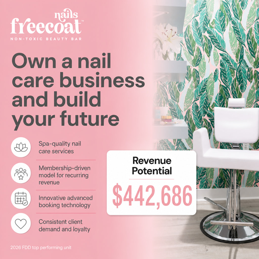 Freecoat Nails ad creative