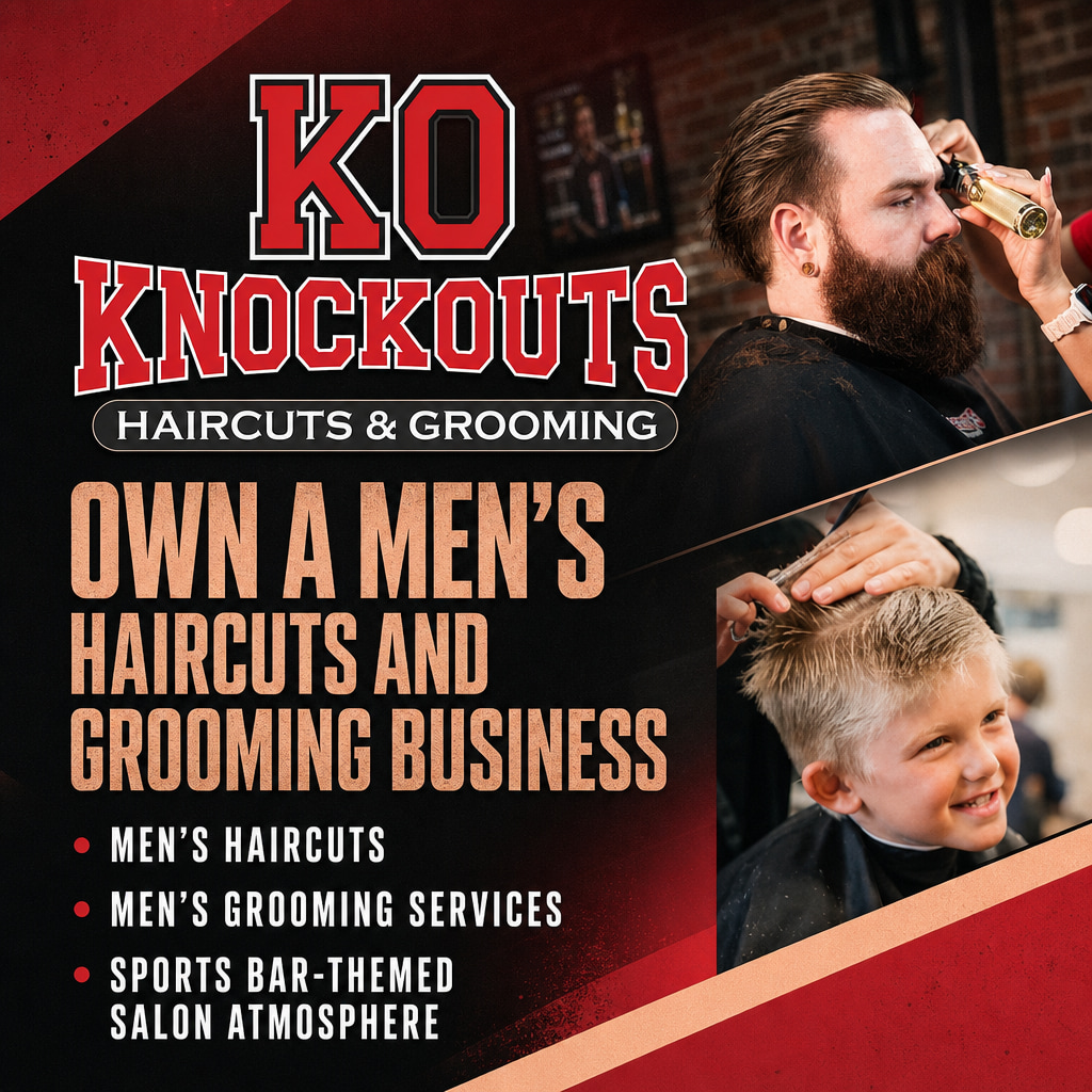 Knockouts Haircuts & Grooming ad creative