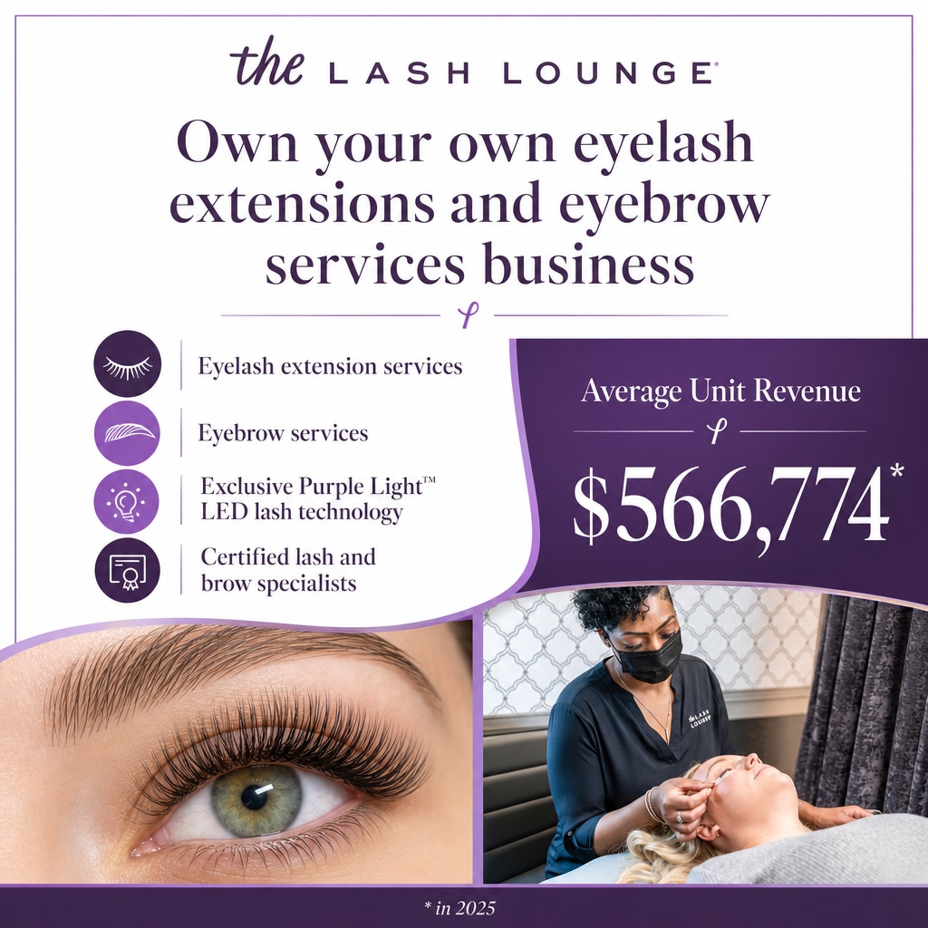 The Lash Lounge ad creative