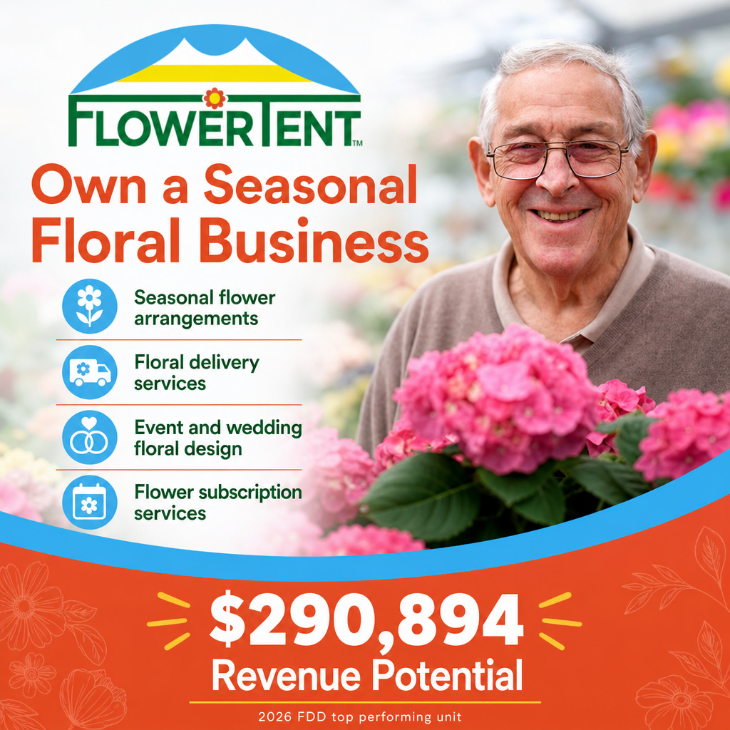 Flower Tent ad creative