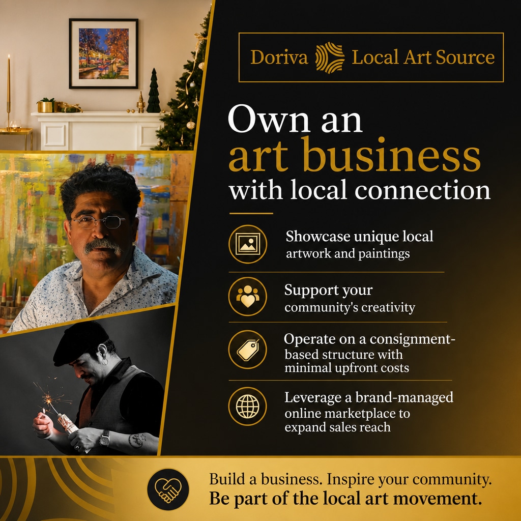 Doriva Local Art Source ad creative