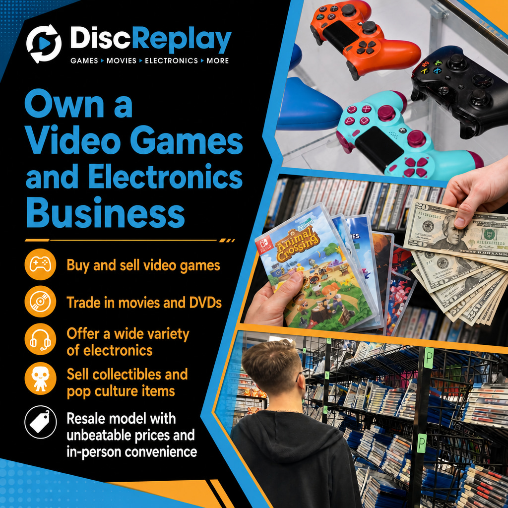 Disc Replay Outlet ad creative