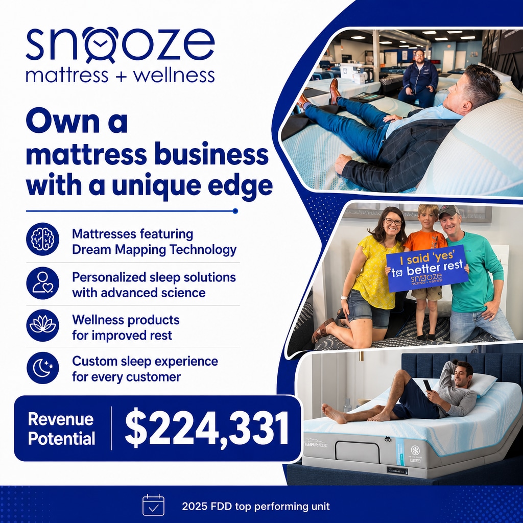 Snooze Mattress + Wellness ad creative