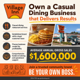 Village Inn ad