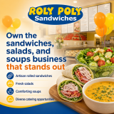 Roly Poly Rolled Sandwiches, Soups, Salads ad