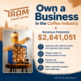 Tram Cream Coffee ad