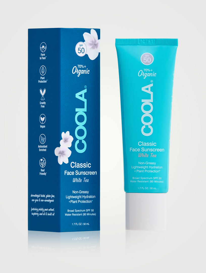 COOLA - Hydratant sport pour le visage au thé blanc FPS 50