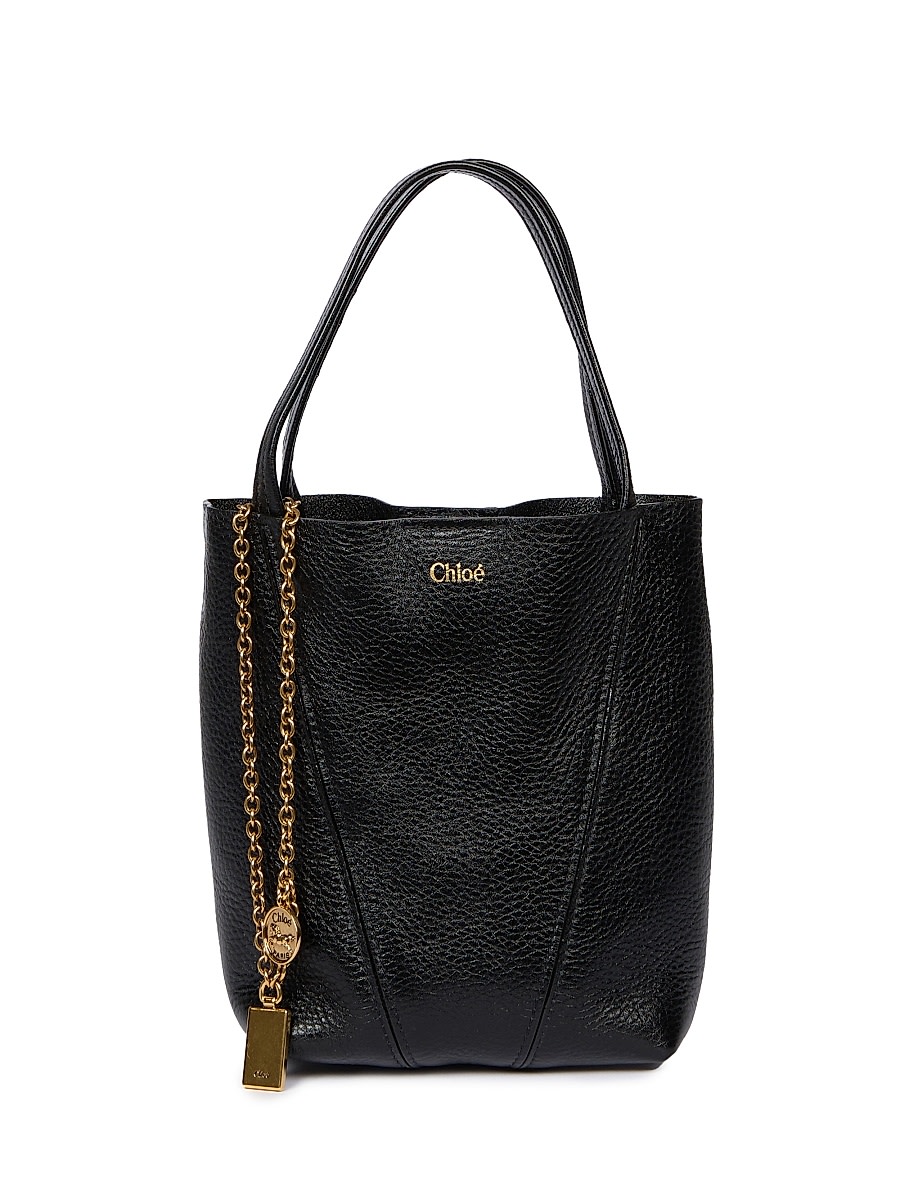 Chloé - Small Spin Leather Tote Bag