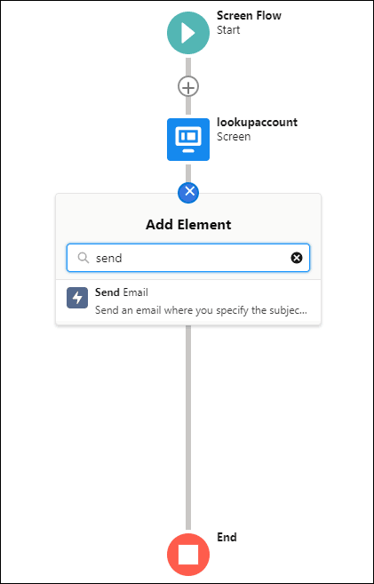 Search Element in Salesforce Flow