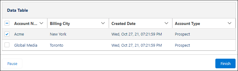 Datatable in Salesforce Flow
