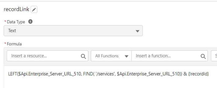 Create Record Link in Flow - SalesforceCodex