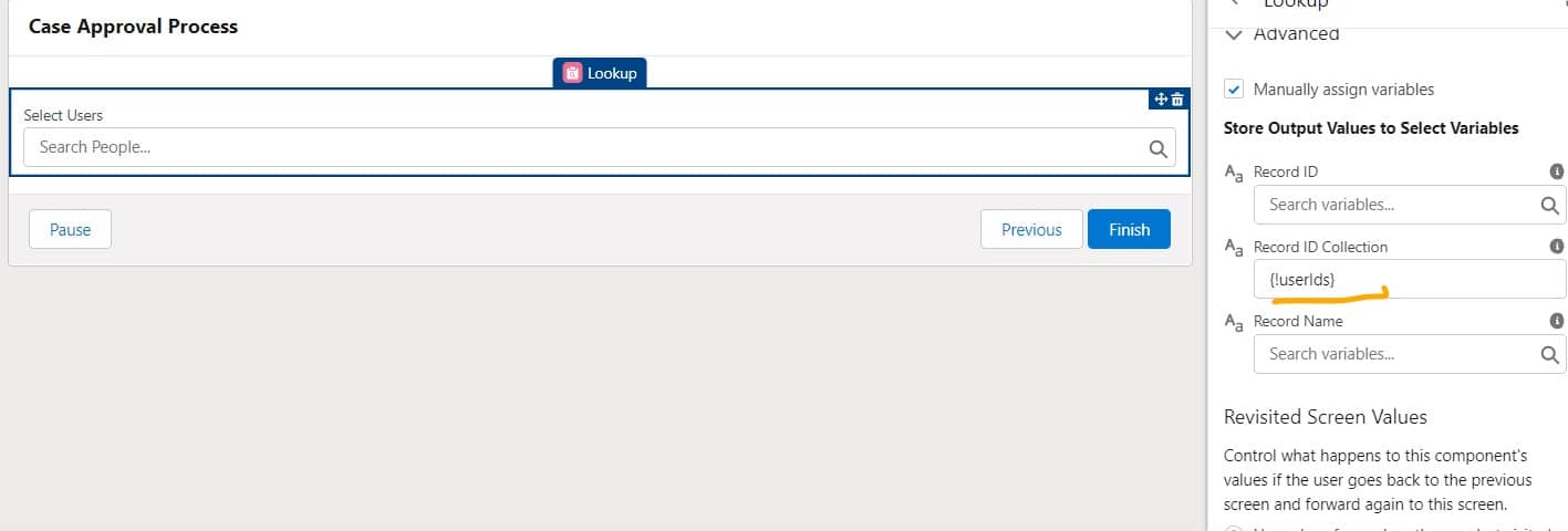 Output Of Screen Flow Lookup | Multi Select Lookup in Screen Flow