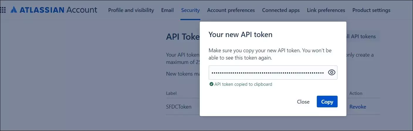 Jira API Token | SalesforceCodex