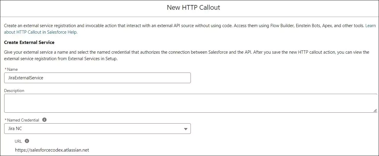External Service | HTTP Callout | SalesforceCodex