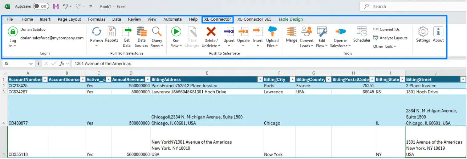 Install Add-In | Excel to Salesforce