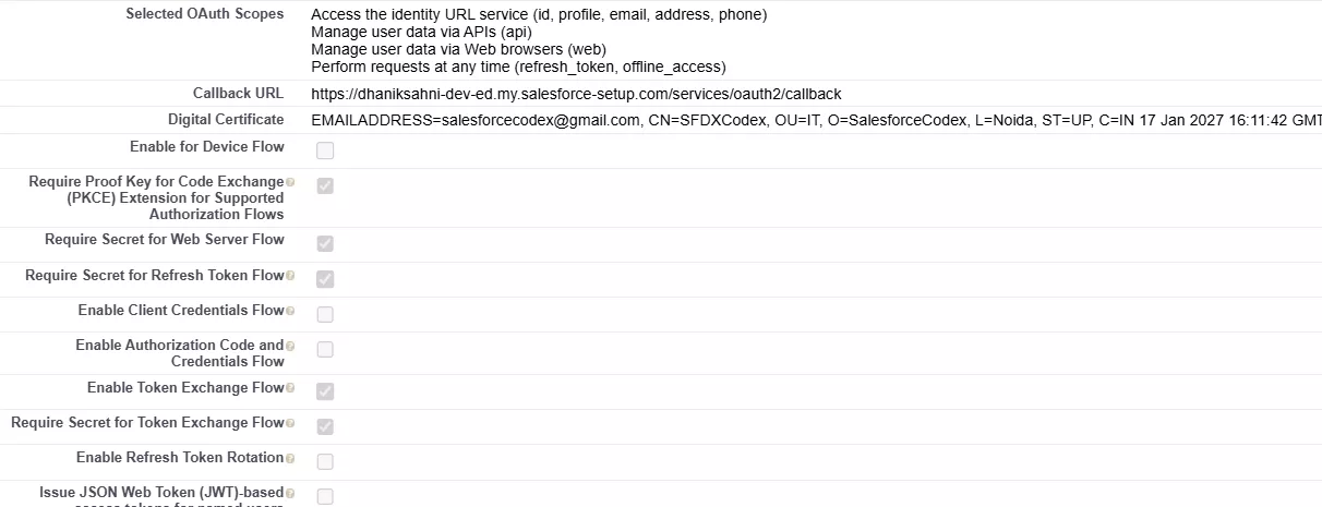 Salesforce Experience Cloud Connected App