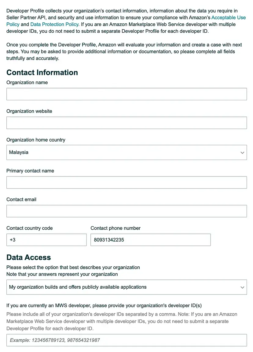 Salesforce and Amazon Seller - User -SalesforceCodex