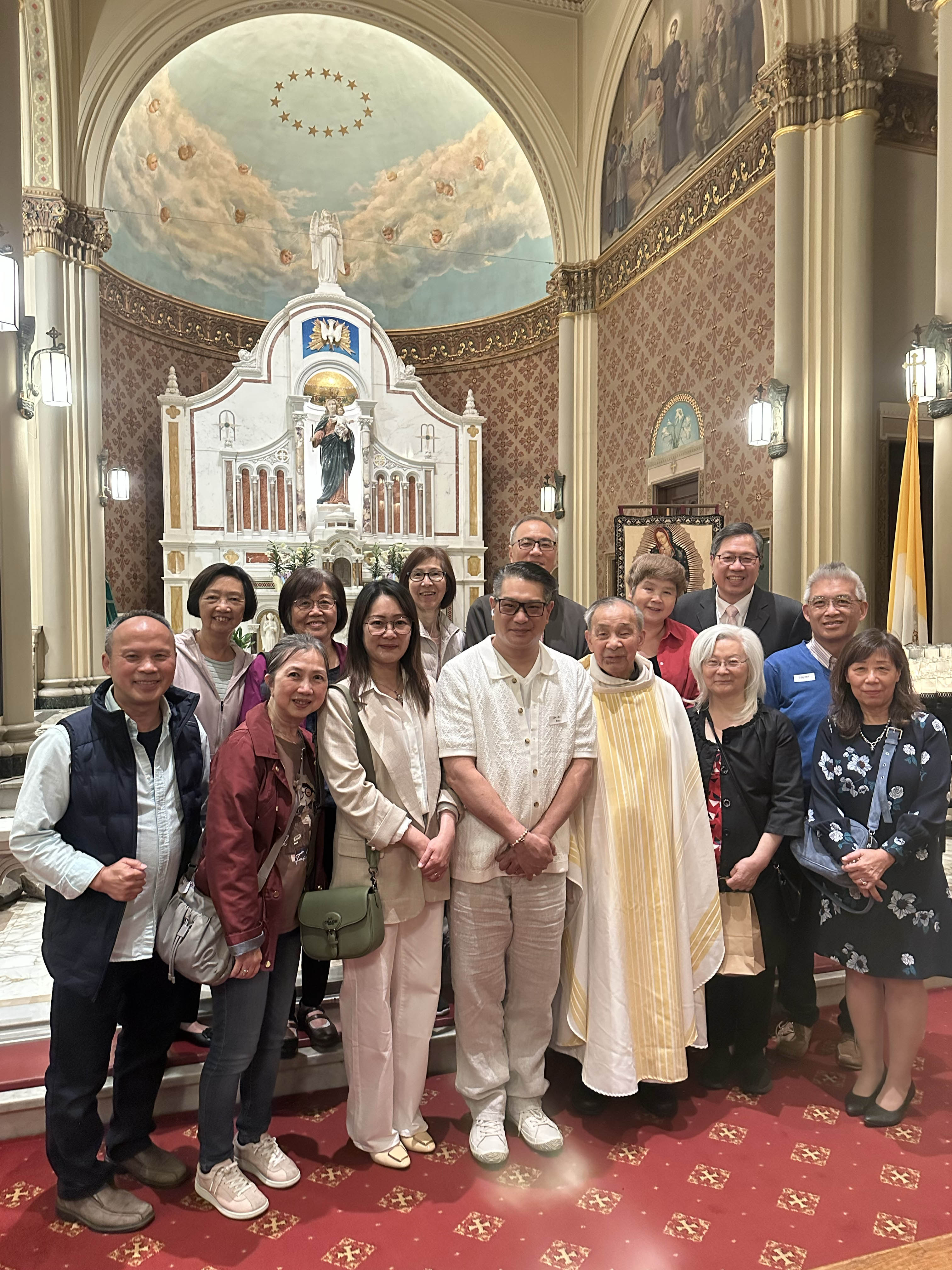 The newly baptized