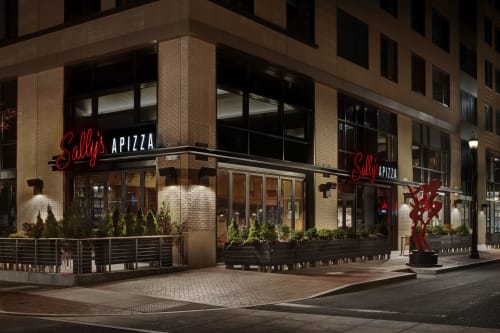 Exterior of Stamford location building on corner