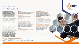 HR Support Apprenticeship fact sheet