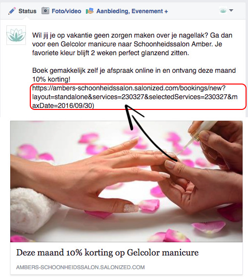 facebook advertentie salon