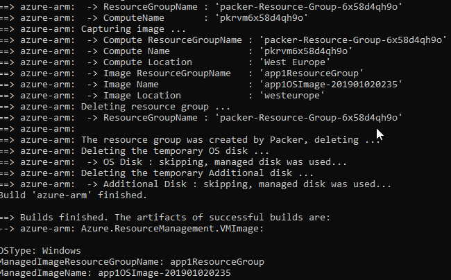 Updating Packer Builds to Use Managed Disks