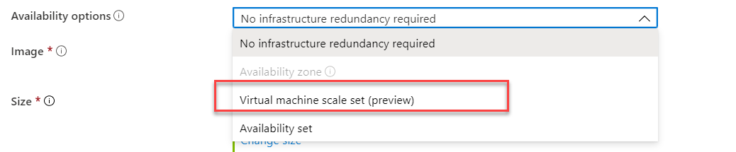 Availability Options