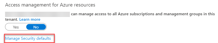 azure security defaults