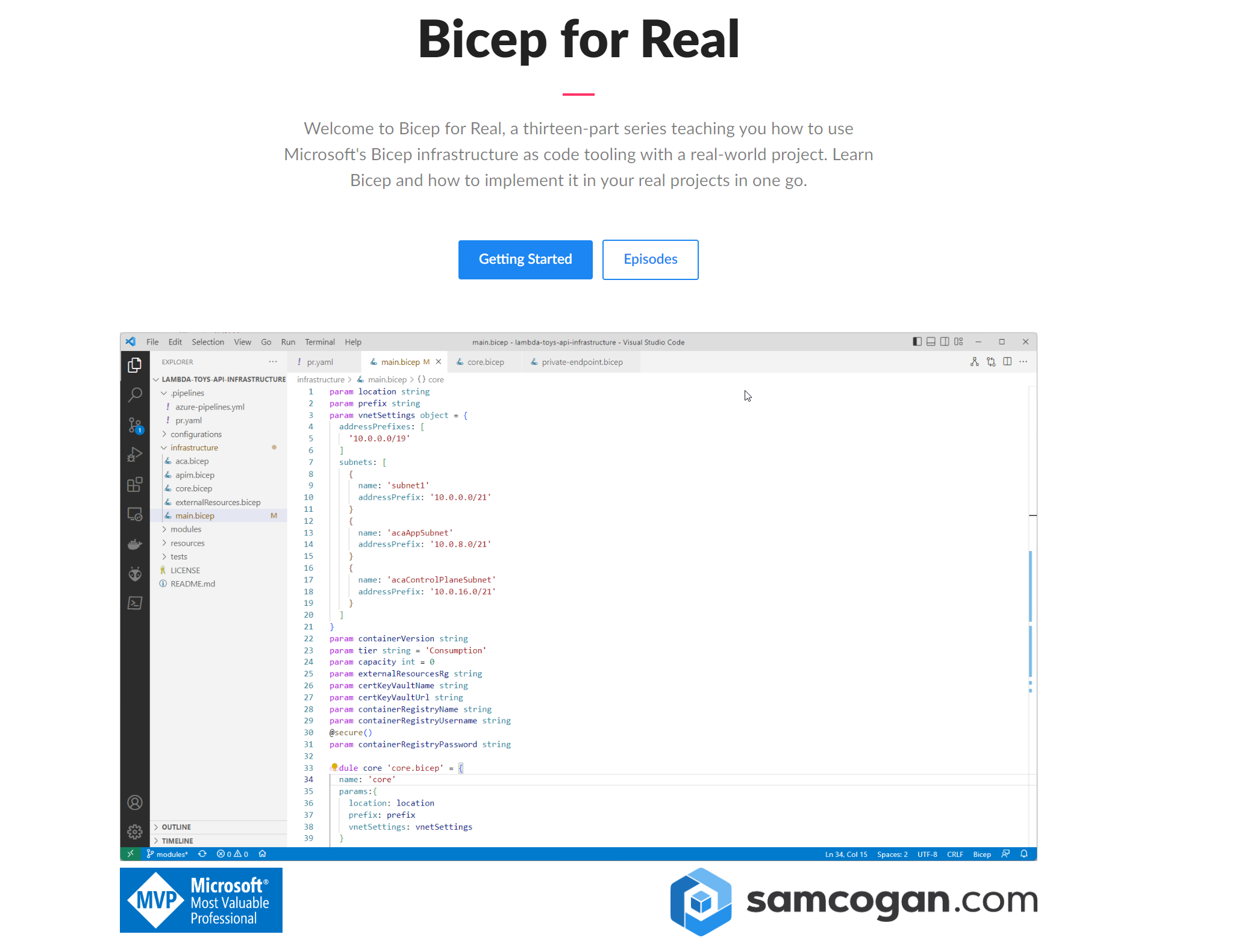 Bicep for Real Site Launched