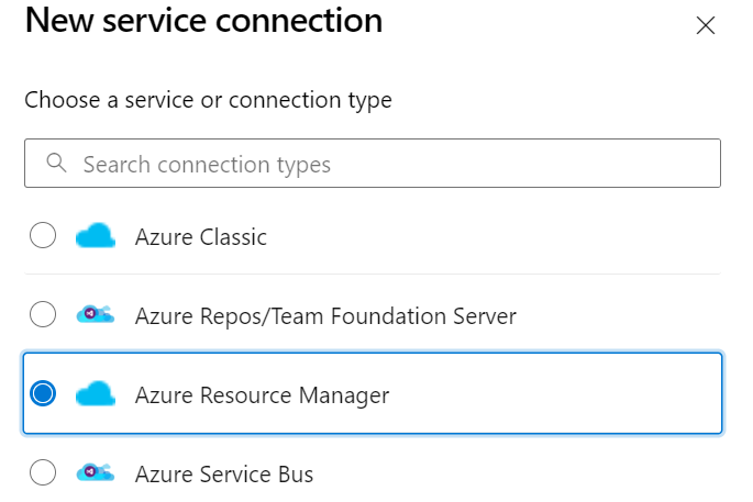 New service connection