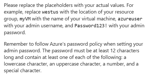 Password change