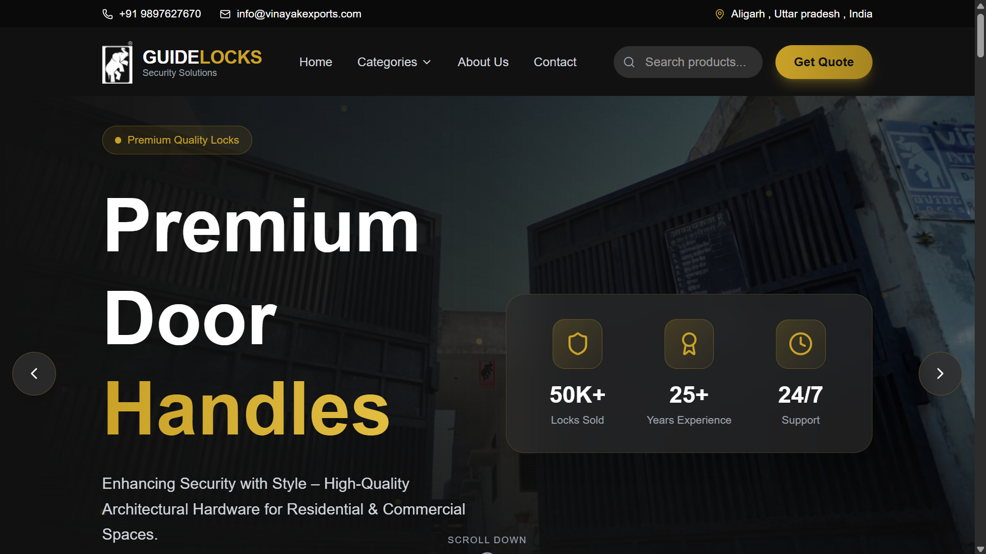 Vinayak Exports– Premium Locks & Security Solutions