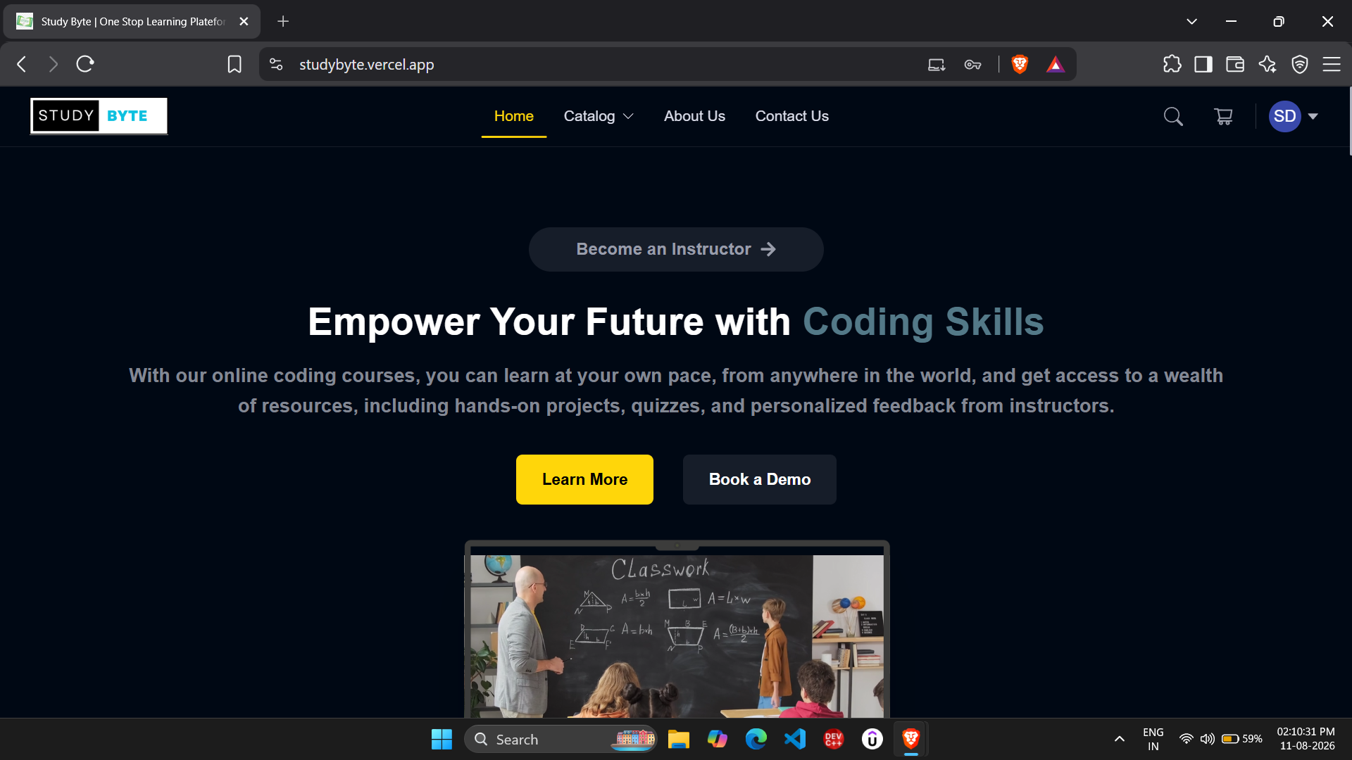 StudyByte – AI-Powered EdTech & Learning Platform