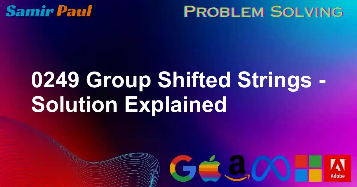 0249 Group Shifted Strings