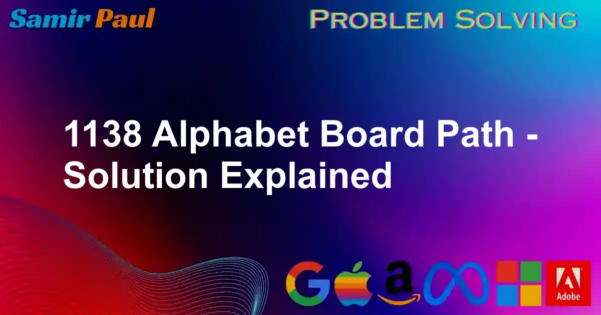 1138 Alphabet Board Path