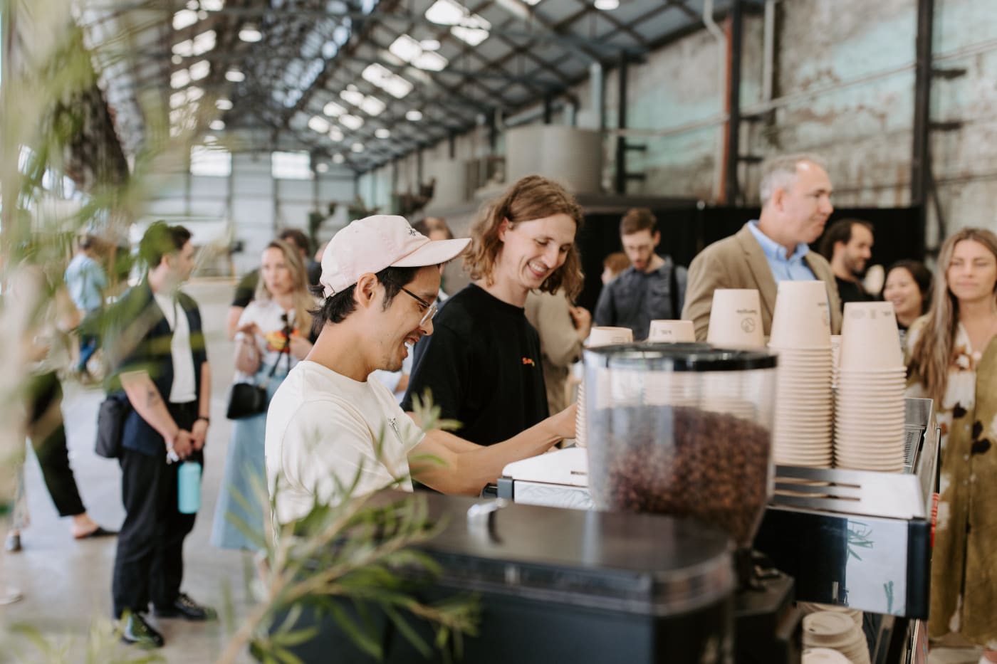 Coffee catering at Purpose conference 2023.