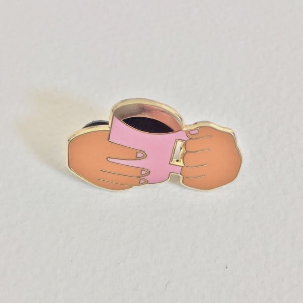 Photo of Coffee Pin by Kim Siew