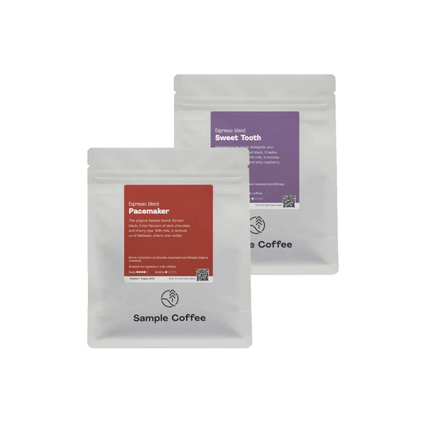 Photo of Espresso blend taster set – 2 x 250g bags