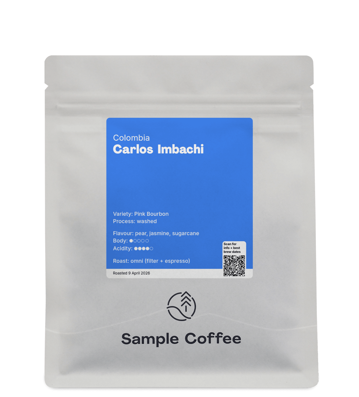 Photo of a bag of Carlos Imbachi