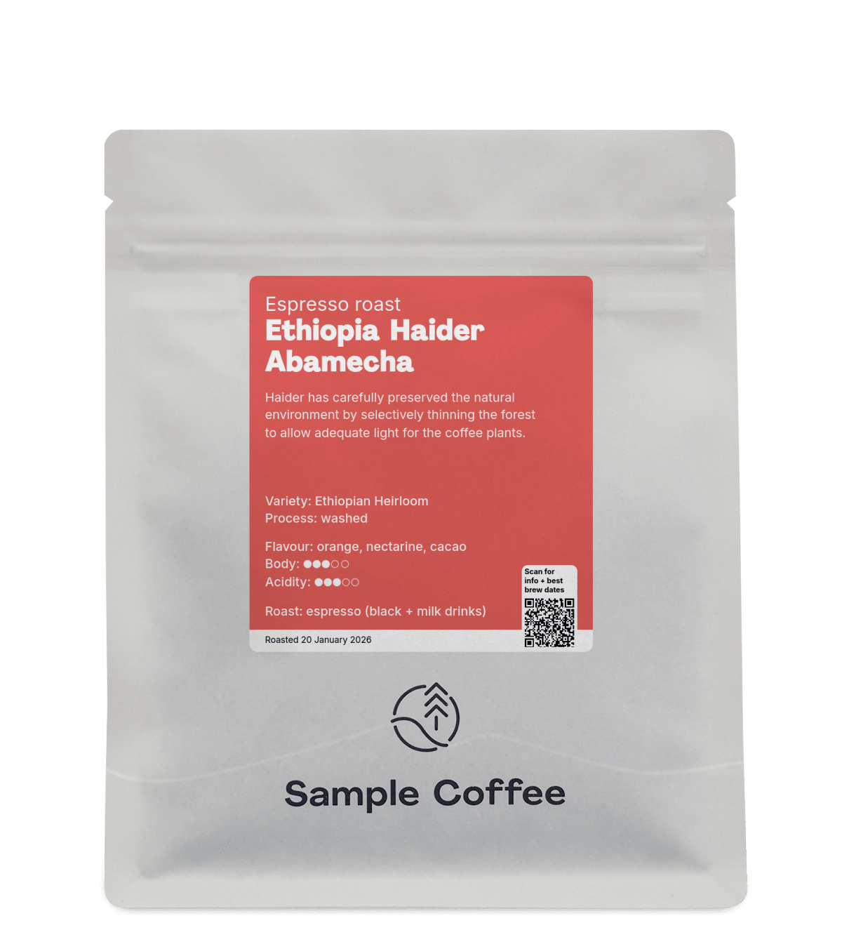 Photo of a bag of Haider Abamecha