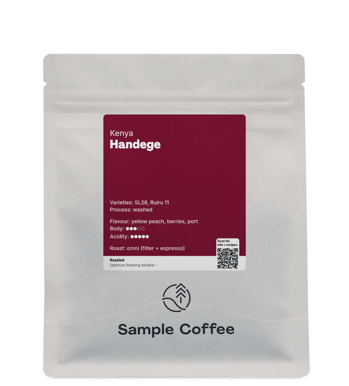 Photo of a bag of Handege